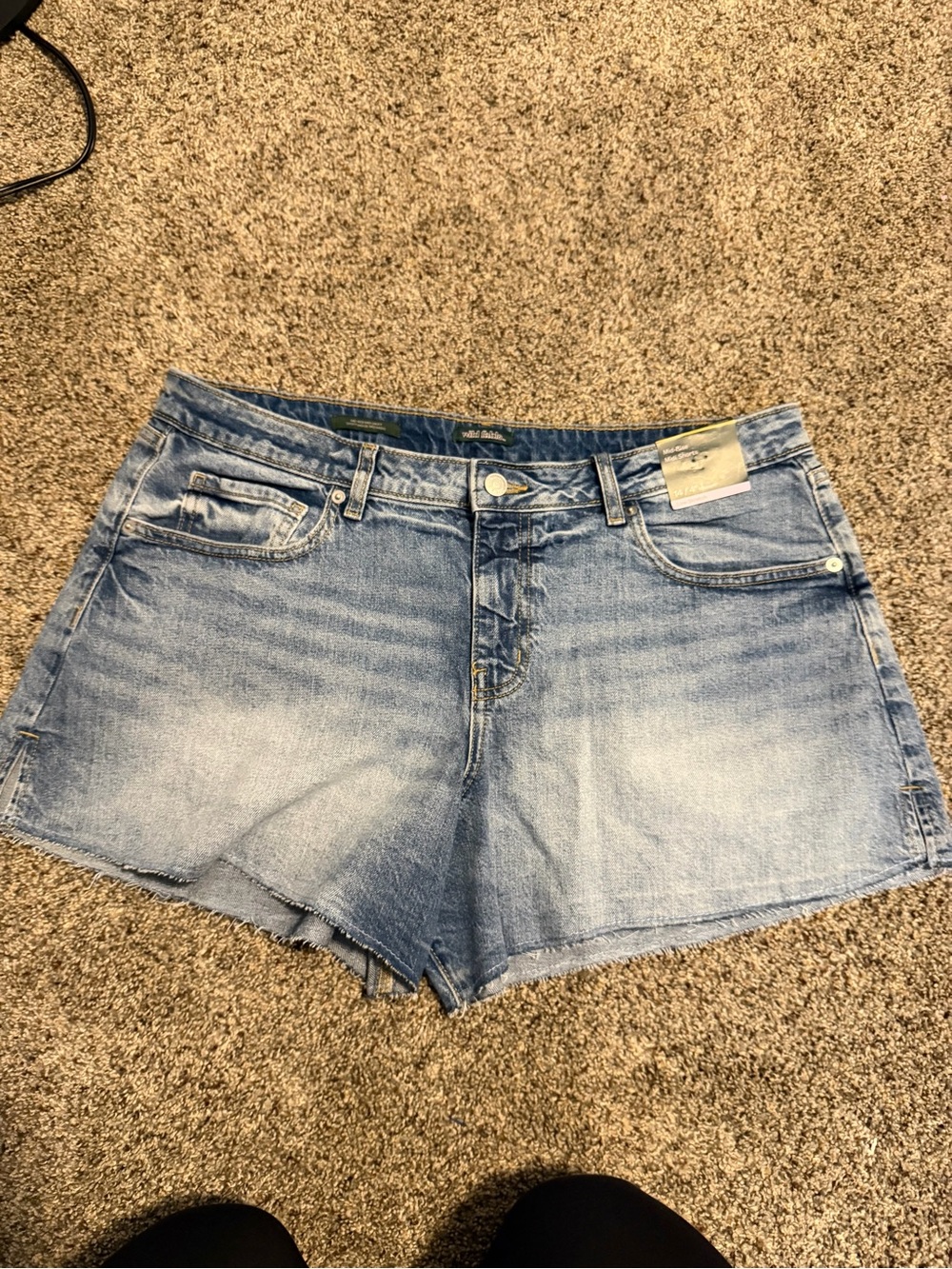 a new day Light Blue Denim Cutoff Shorts